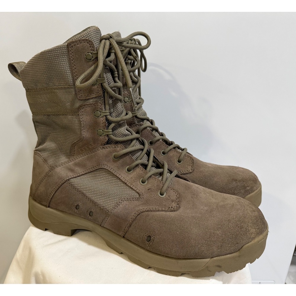 OTB Tactical Boots Mens 13 Coyote Brown Suede Mesh Military Combat Hiking Boots